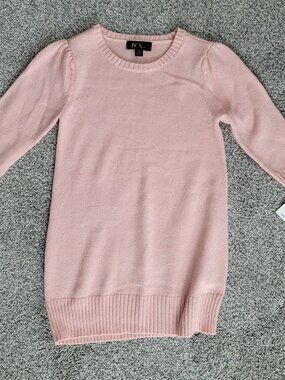Girls BCX Mauve Colored Sweater Dress Medium 10-12  New With TAG!